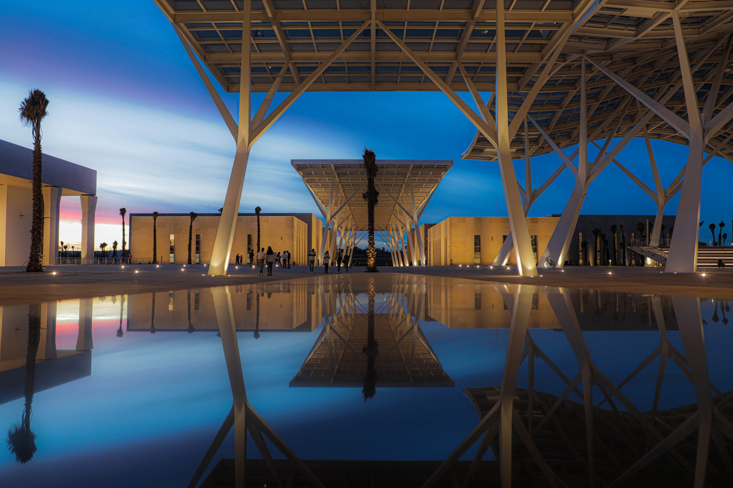UM6P Rabat by night